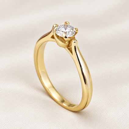 Zásnubný diamantový prsteň 0,3ct