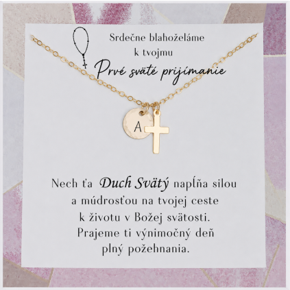 Zlata retiazka sväte prijimanie