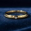 Diamant vintage svadobna obrucka